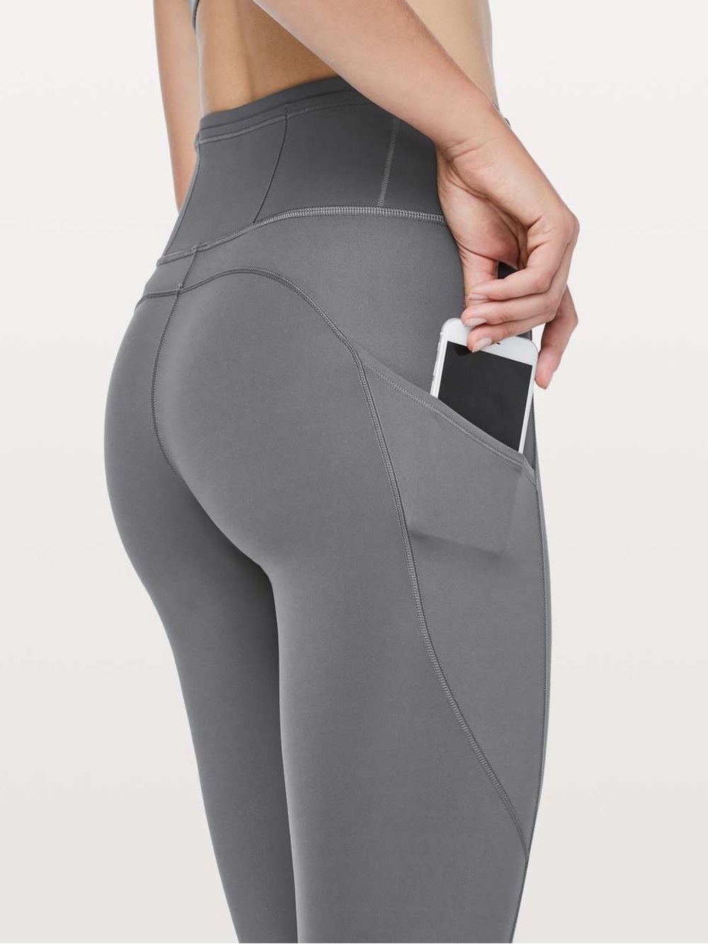 Lululemon /// Women’s Fast & Free 7/8 Tight II Nulux - Dark Carbon - Size 10